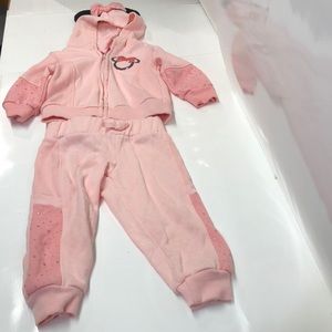 Disney Junior Minnie Zip Up Jacket & Pants with Minnie Ears